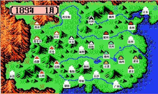 霸王的大陆2地图地名