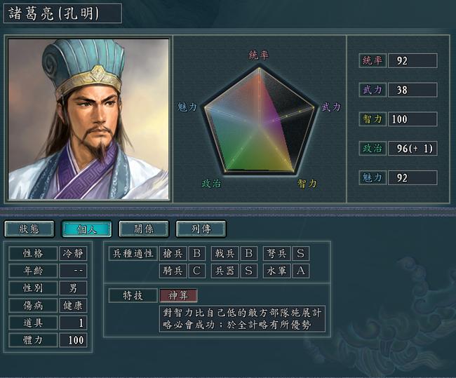 三国志11诸葛亮各剧本出现