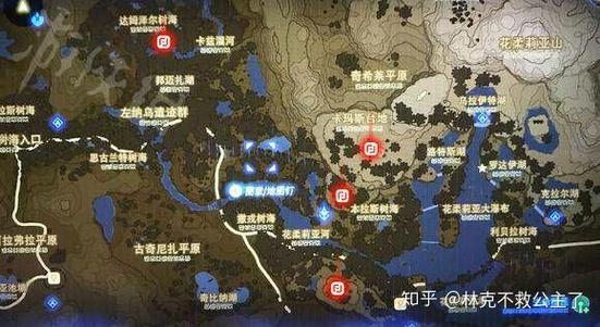 塞尔达榴莲树林位置