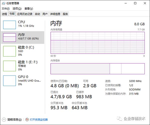 电脑物理内存占用90%