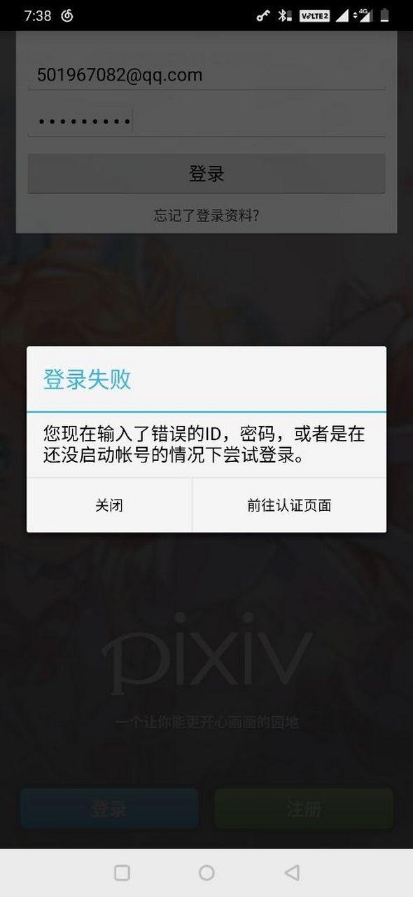 pixiv怎么登陆不进去