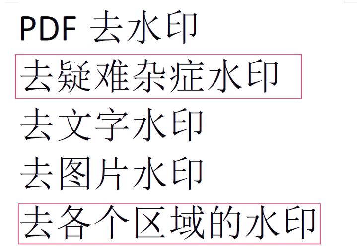 pdf格式的水印怎么去除