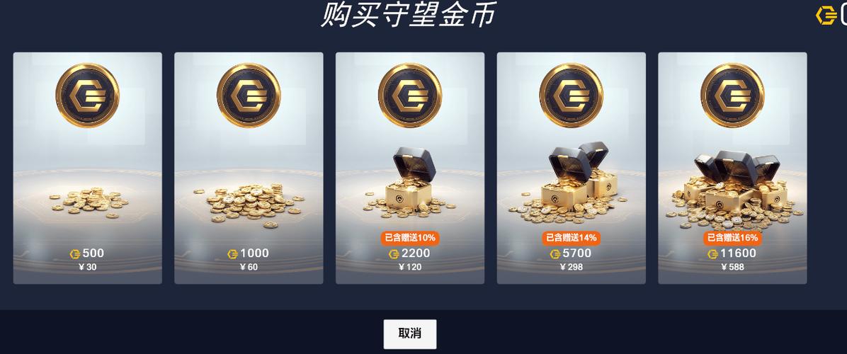 守望先锋1000金币多少钱