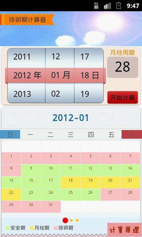 排卵期在线计算