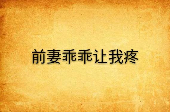 前妻乖乖让我宠全文免费阅读