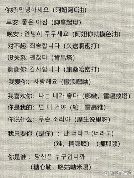 有用韩语怎么说