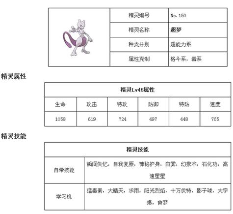 精灵宝可梦超梦攻略