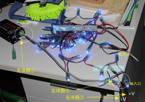 全彩字接线视频