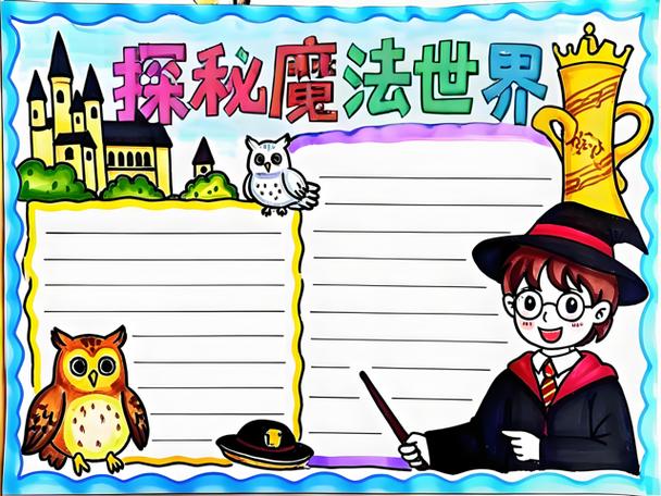 真正的魔法师手抄报图画截图2