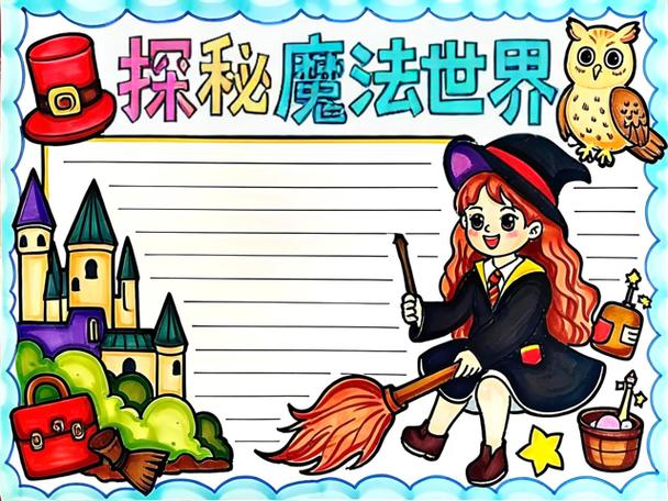 真正的魔法师手抄报图画截图3
