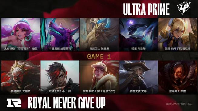 RNG横扫UP
