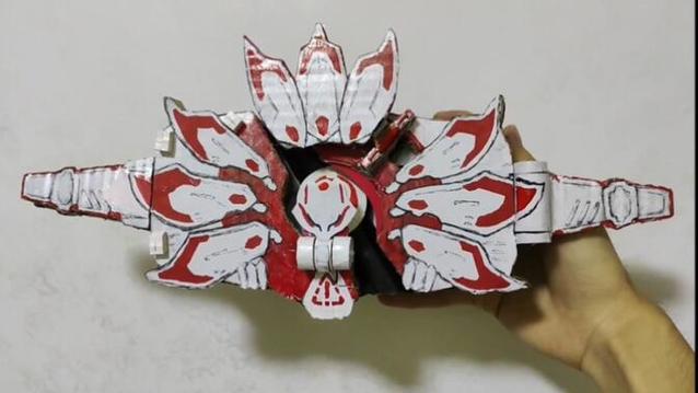 用纸制作极狐变身器