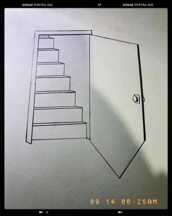 空间错位绘画