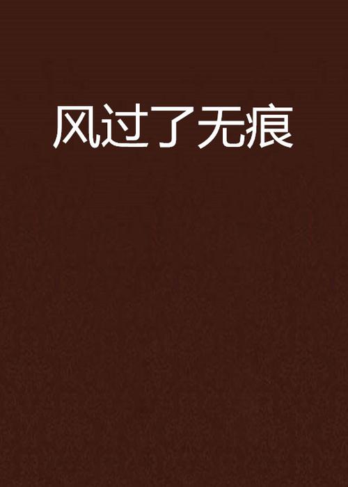 无痕 小说