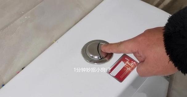 马桶按钮一大一小