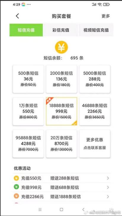 销售给客户群发短信