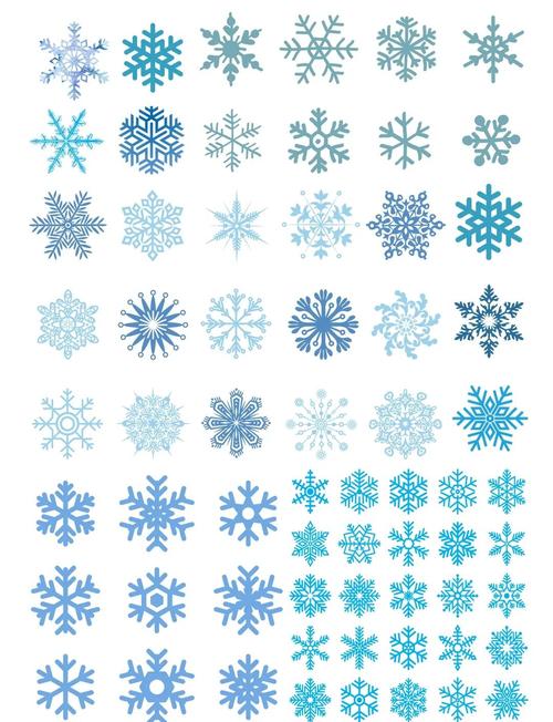 雪花图案图片