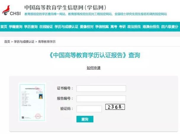 查学历证书的网站