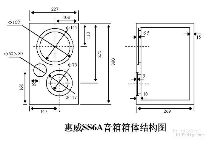 音箱制作尺寸图