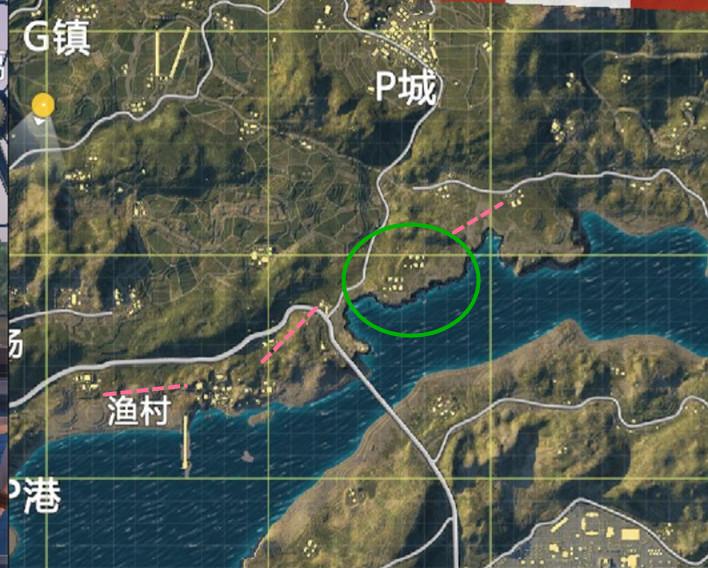 和平精英海岛地图最肥野区