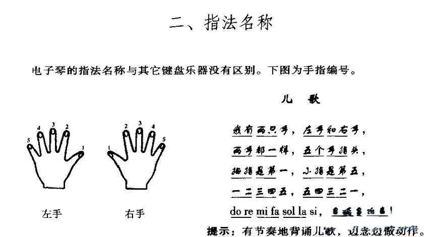 电子琴的使用方法