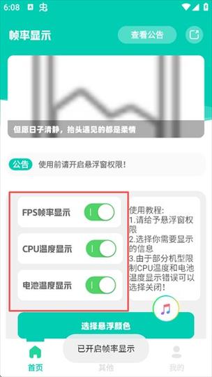 vivoY55如何显示帧率