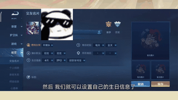 如何设置王者荣耀生日截图3