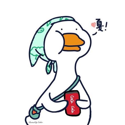 一人一鸭情侣头像