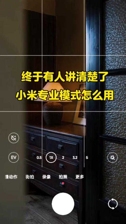 小米10拍照专业模式怎么变成中文