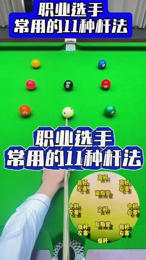 台球杆法技巧