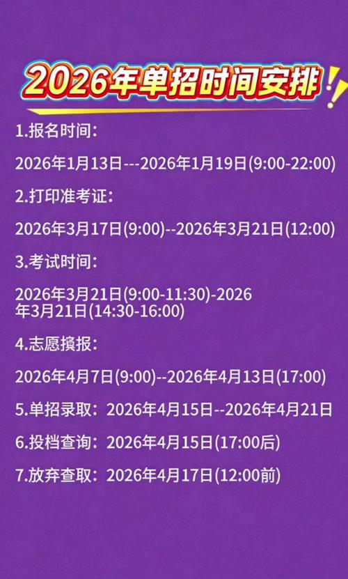 单招怎么报名