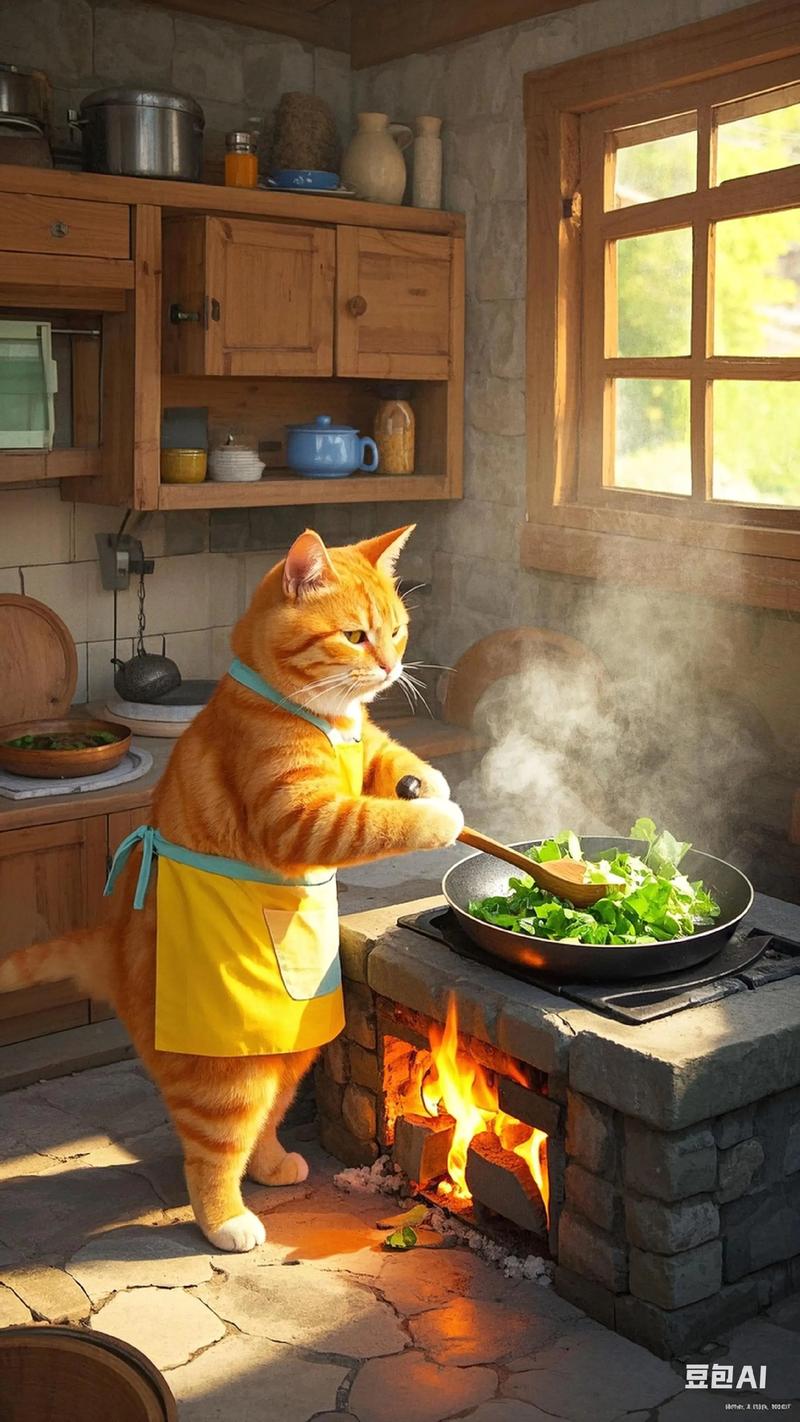 橘猫搞笑炒菜视频大全
