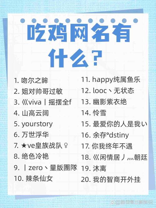 最牛吃鸡中文名