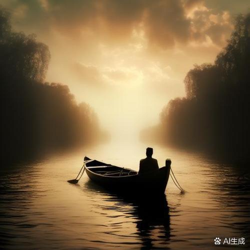一个人独自漂泊的图片