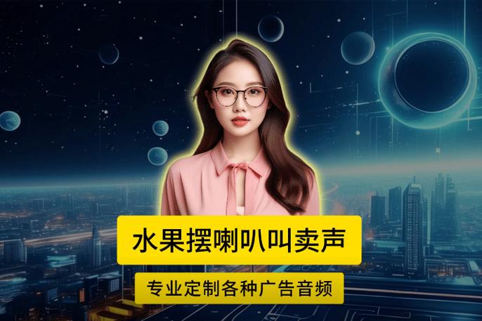 地摊卖水果喇叭录音话