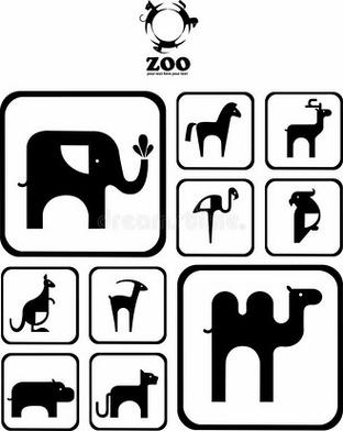 黑白的动物打一个字