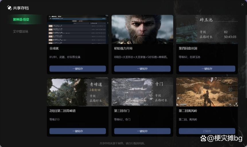 steam黑神话悟空云存档替换
