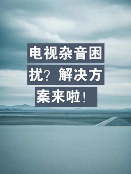 电视噪音大怎么调整设置