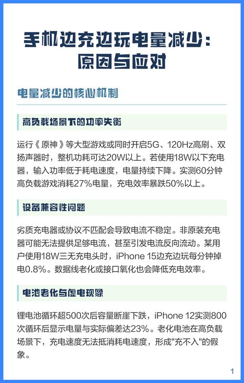 一边充电一边玩电量会下降怎么办
