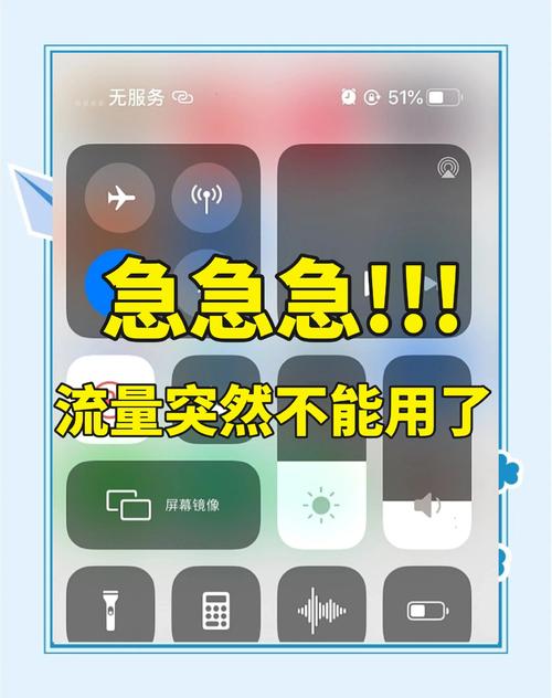 苹果手机流量用不了咋回事