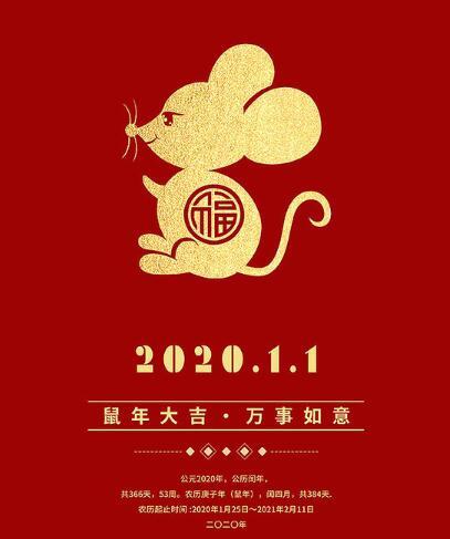 鼠年拜年词简短