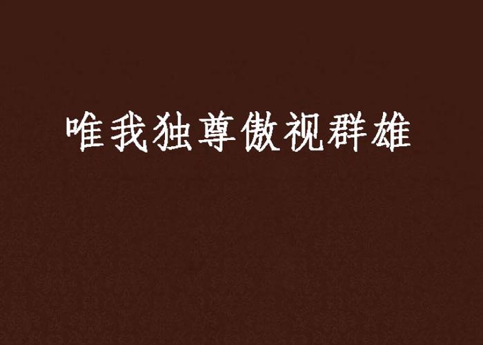 傲视群雄近义词