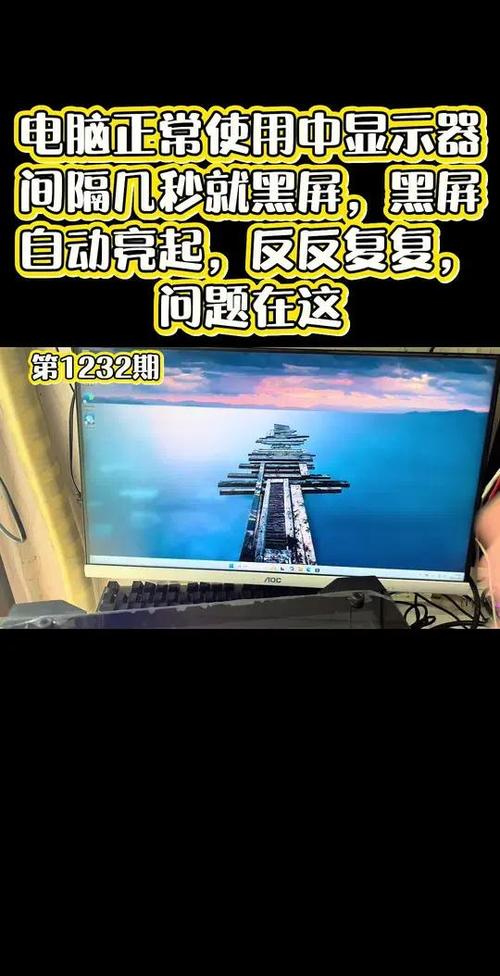 显示器几秒钟就黑屏了