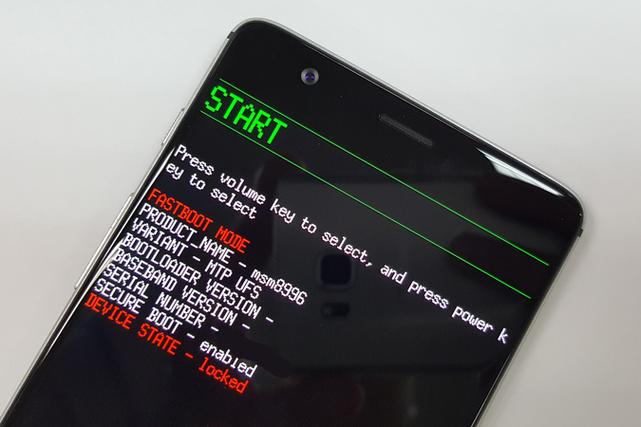 一加无法进入fastboot