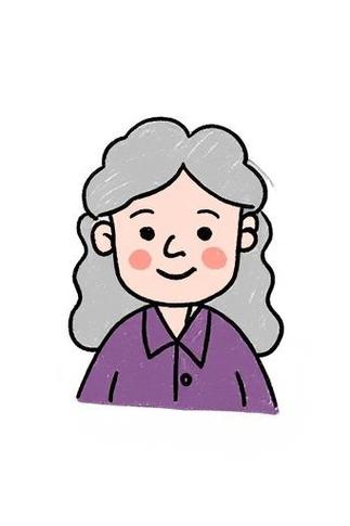 老太太简笔画