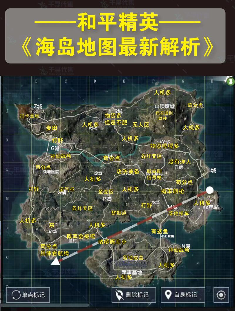 海岛地图和平精英