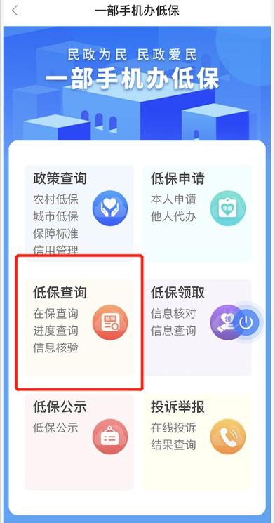 检验低保的软件