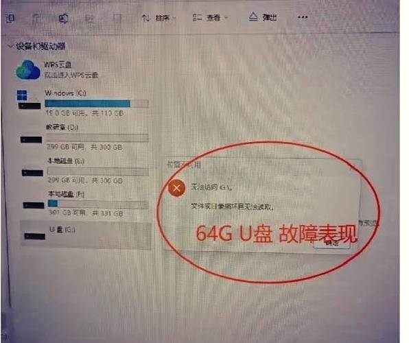 U盘突然多用了好几个G