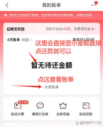 京东白条还款注意事项