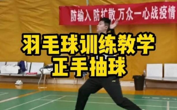 羽毛球抽球教学视频